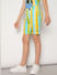 Boys Yellow Striped Knit Co-ord Set Shorts_414704+3