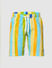 Boys Yellow Striped Knit Co-ord Set Shorts_414704+7