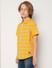 Boys Orange Check Cotton Shirt_414706+3