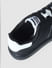 Black PU Skater Sneakers_408313+8