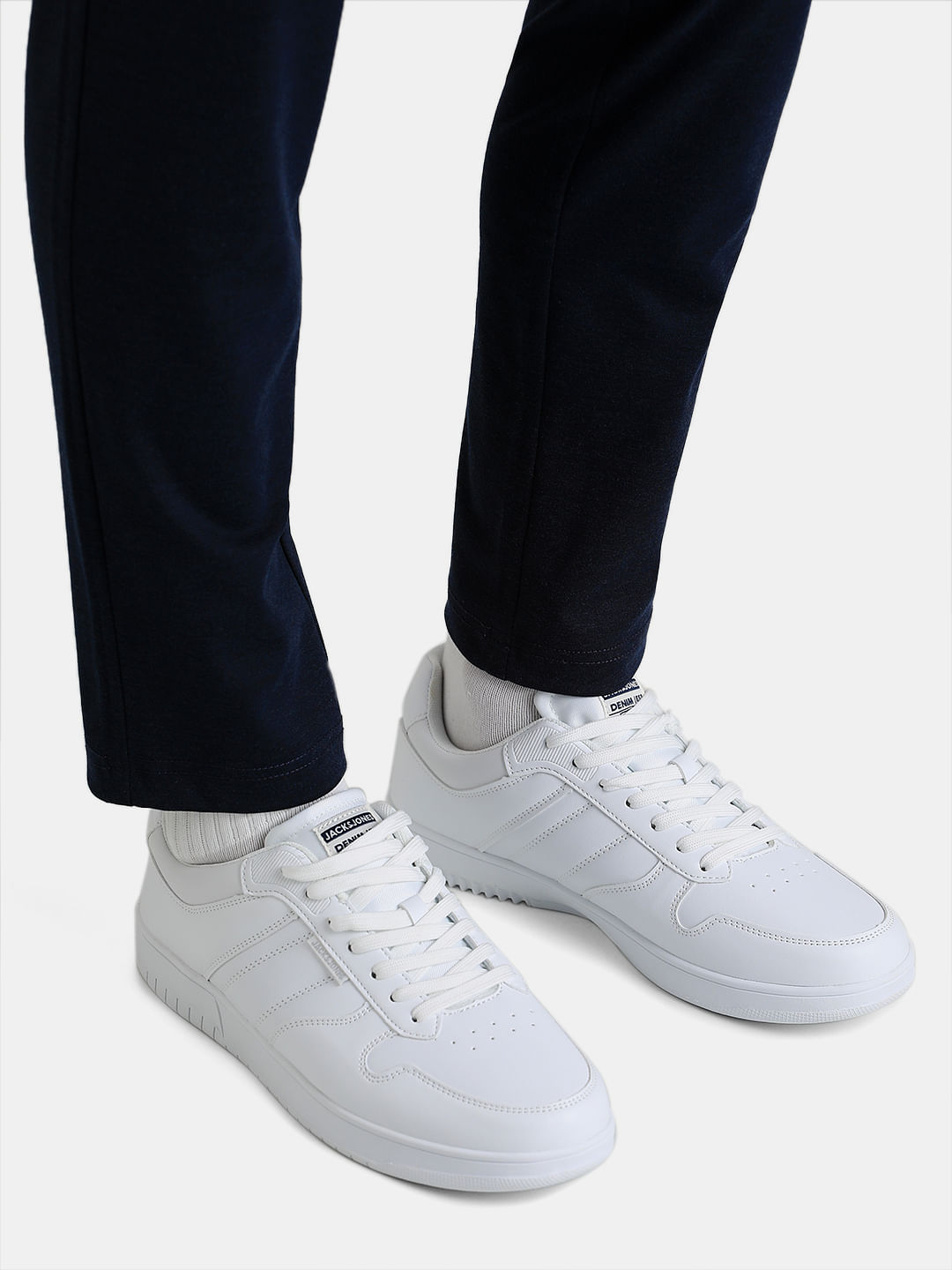 Jack and cheap jones white sneakers