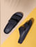 Black Moulded Sandals_408322+1