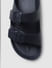 Black Moulded Sandals_408322+9