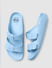 Blue Moulded Sandals_408325+7