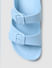Blue Moulded Sandals_408325+9