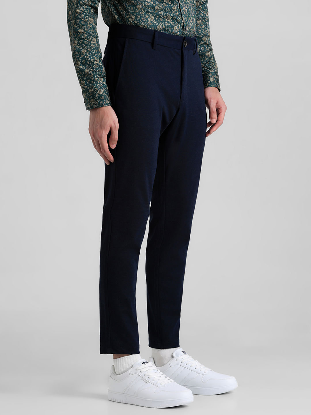 Buy Van Heusen Navy Trousers Online - 611188 | Van Heusen