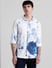White Floral Print Full Sleeves Shirt_408341+2