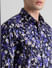 Black Floral Print Full Sleeves Shirt_408351+5