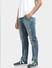 Blue Low Rise Washed Paul Anti Fit Jeans_407637+3