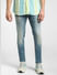 Blue Low Rise Washed Skinny Fit Jeans_407638+2