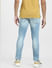 Light Blue Low Rise Distressed Skinny Fit Jeans_407641+4