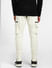 White Low Rise Simon Anti Fit Jeans_407654+4
