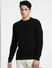 Black Knitted Sweater_407666+2