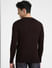 Burgundy Knitted Sweater_407669+4