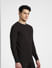 Dark Brown Knitted Sweater_407670+3