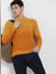 Yellow Ombre Knitted Sweater_407671+1