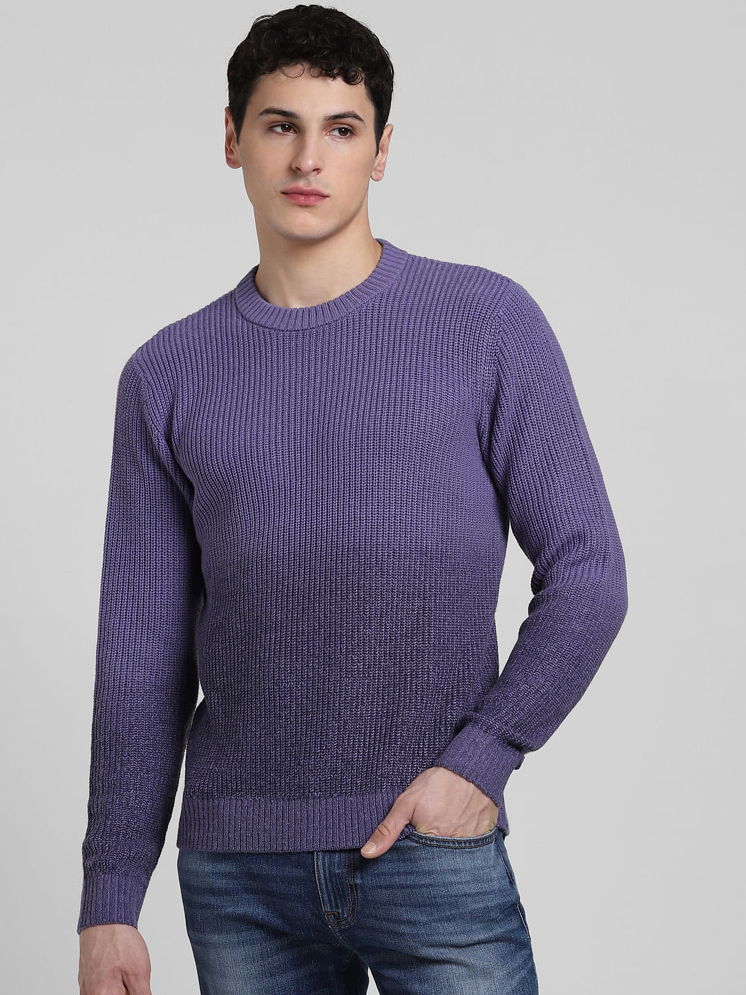 Purple hot sale ombre sweater