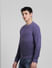 Purple Ombre Knitted Sweater_407673+3