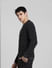 Black Knitted Sweater_407675+3