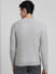 Light Grey Knitted Sweater_407676+4