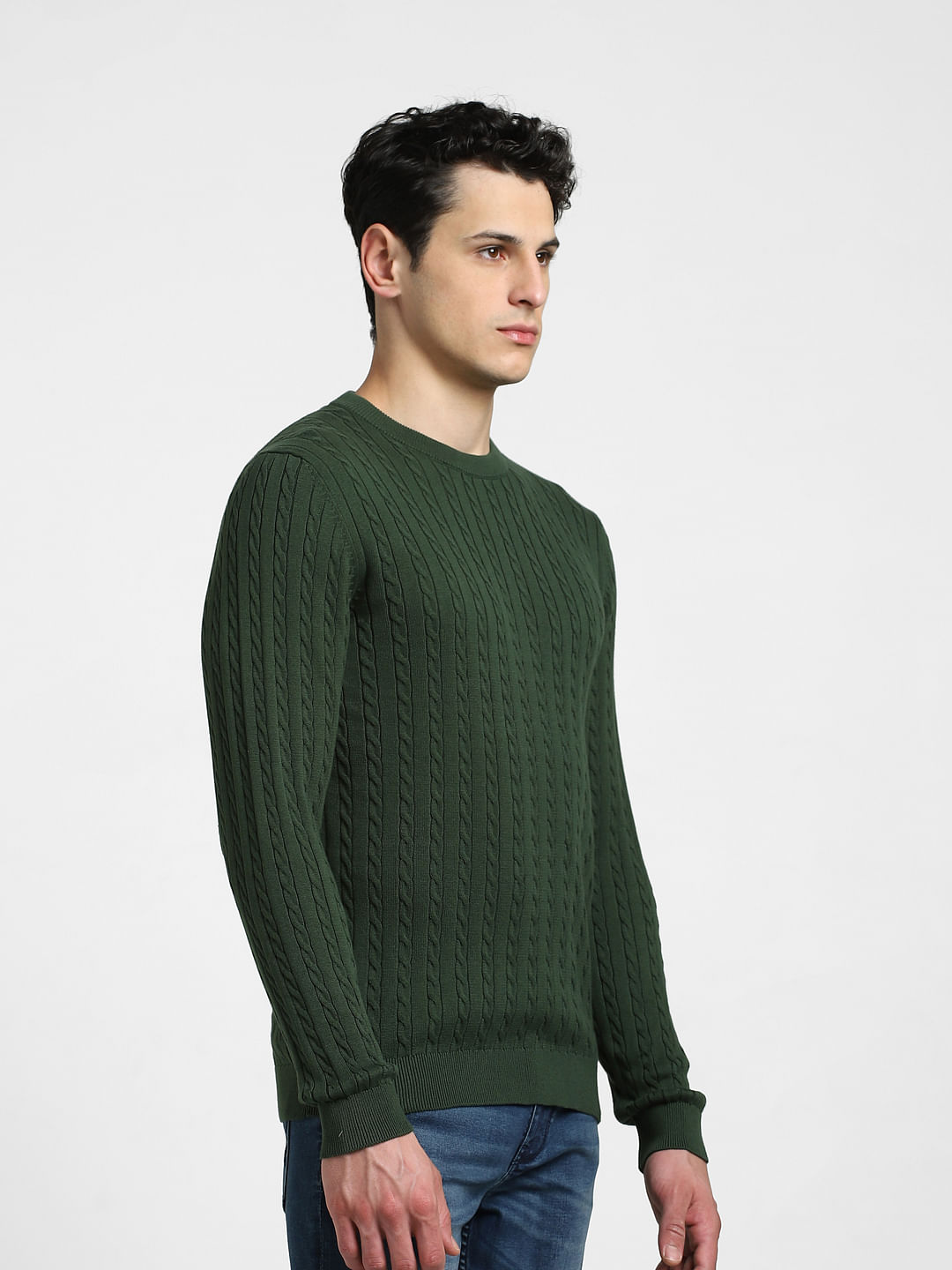 Dark green sweater on sale mens