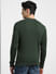 Dark Green Knitted Sweater_407677+4