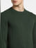 Dark Green Knitted Sweater_407677+5