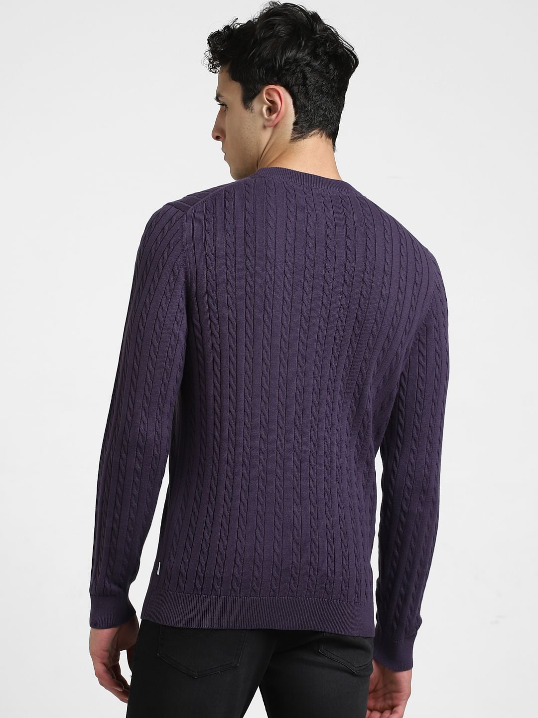 Deep 2024 purple sweater