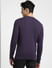 Dark Purple Knitted Sweater_407678+4