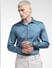 Blue Slim Fit Full Sleeves Shirt_407685+2