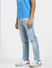 Light Blue Low Rise Distressed Glenn Slim Fit Jeans_407691+3
