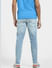 Light Blue Low Rise Distressed Glenn Slim Fit Jeans_407691+4