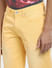 Yellow Mid Rise Chino Shorts_407696+5