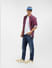 Blue Low Rise Faded Slim Fit Jeans_395561+1