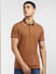 Brown Polo Neck T-shirt_395566+2