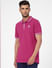 Pink Polo Neck T-shirt_395569+2