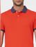 Red Polo Neck T-shirt_395573+6