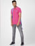 Pink Polo Neck T-shirt_395587+1