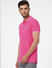 Pink Polo Neck T-shirt_395587+3