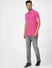 Pink Polo Neck T-shirt_395587+5