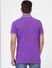 Purple Polo Neck T-shirt_395588+4
