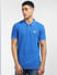 Blue Polo Neck T-shirt_395589+2