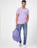 Purple Crew Neck T-shirt_395600+1