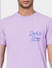 Purple Crew Neck T-shirt_395600+6