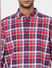 Red Check Full Sleeves Shirt_395604+6