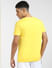 Yellow Graphic Print Crew Neck T-shirt_395611+4
