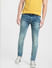 Light Blue Low Rise Washed Liam Skinny Jeans_409891+2