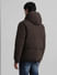 Dark Brown Hooded Puffer Jacket_409908+4