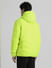 Neon Yellow Hooded Puffer Jacket_409909+4