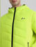 Neon Yellow Hooded Puffer Jacket_409909+5
